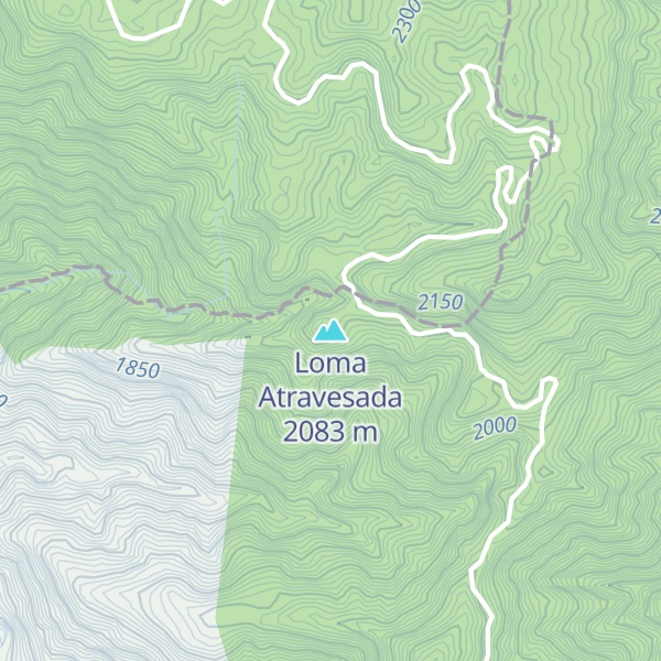 Map of Loma Atravesada