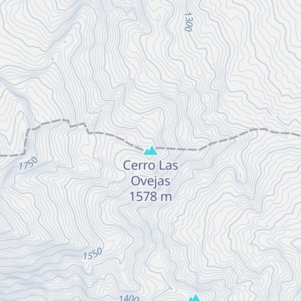 Map of Cerro Las Ovejas