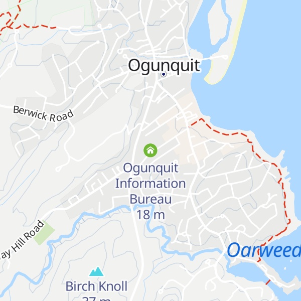 Map of Ogunquit Information Bureau
