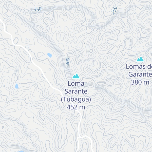 Map of Loma Sarante (Tubagua)