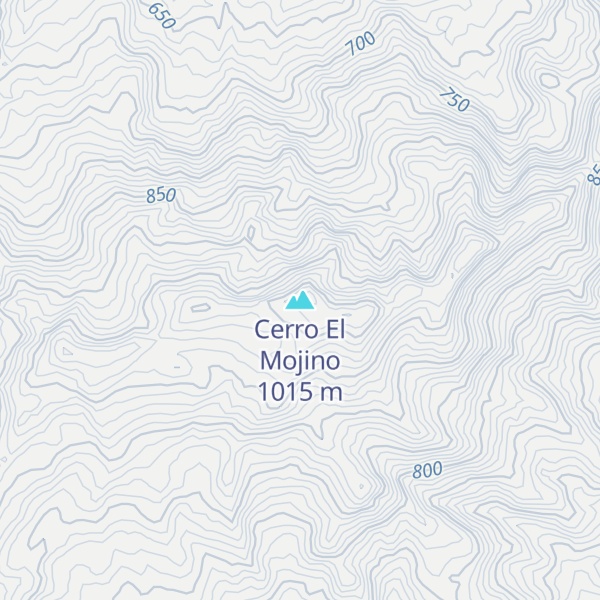 Map of Cerro El Mojino