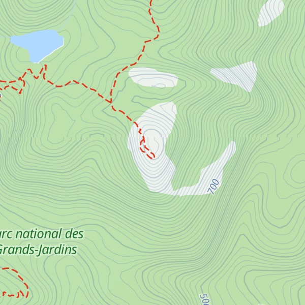 Map of Mont du Lac des Cygnes