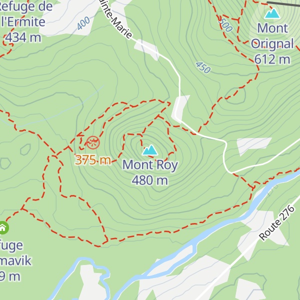 Map of Mont Roy