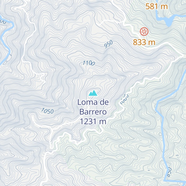 Map of Loma de Barrero