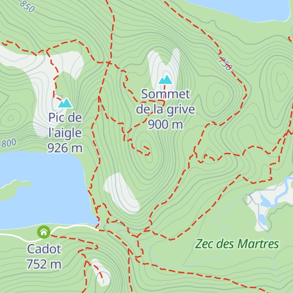 Map of Mont de L'Écluse