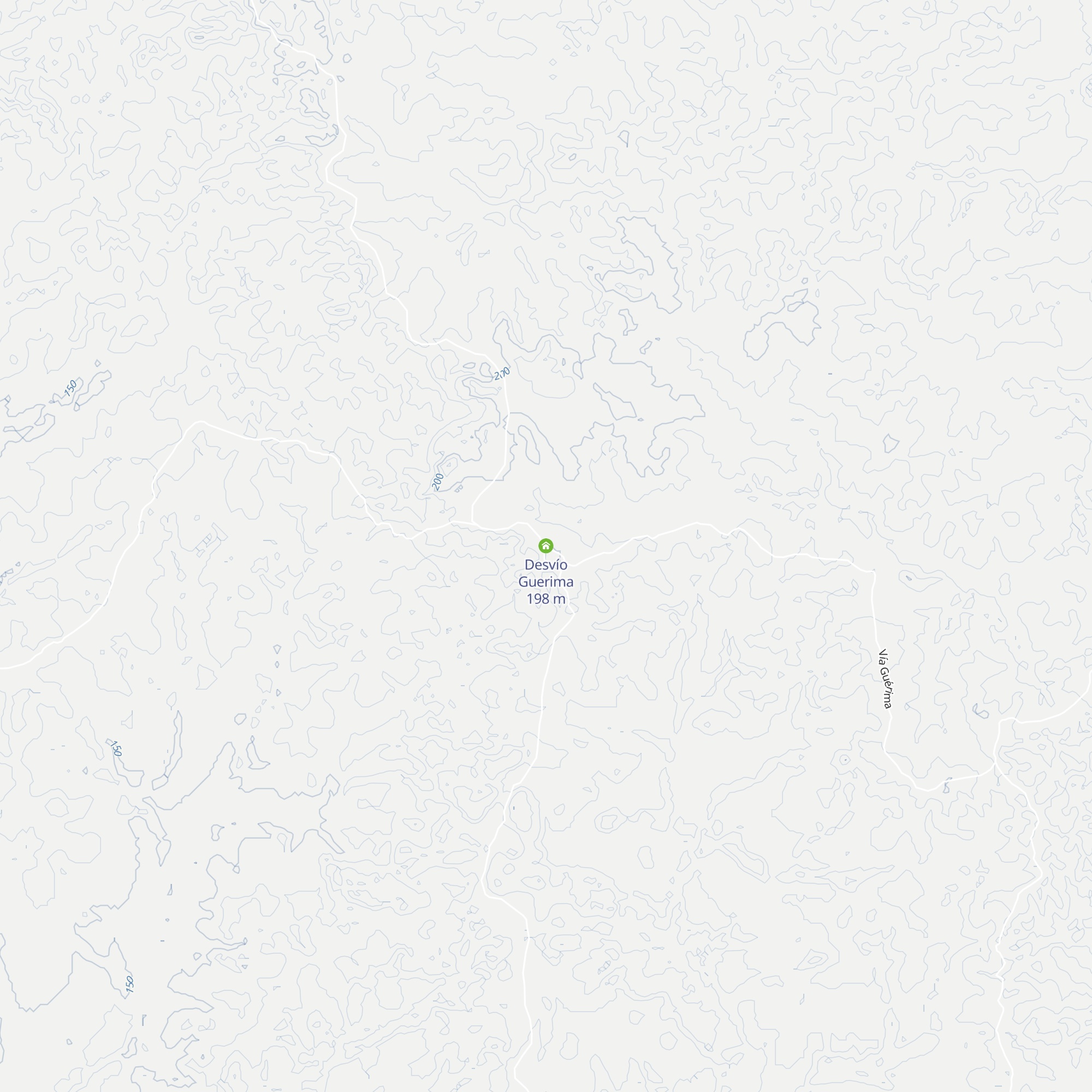Desvío Guerima map