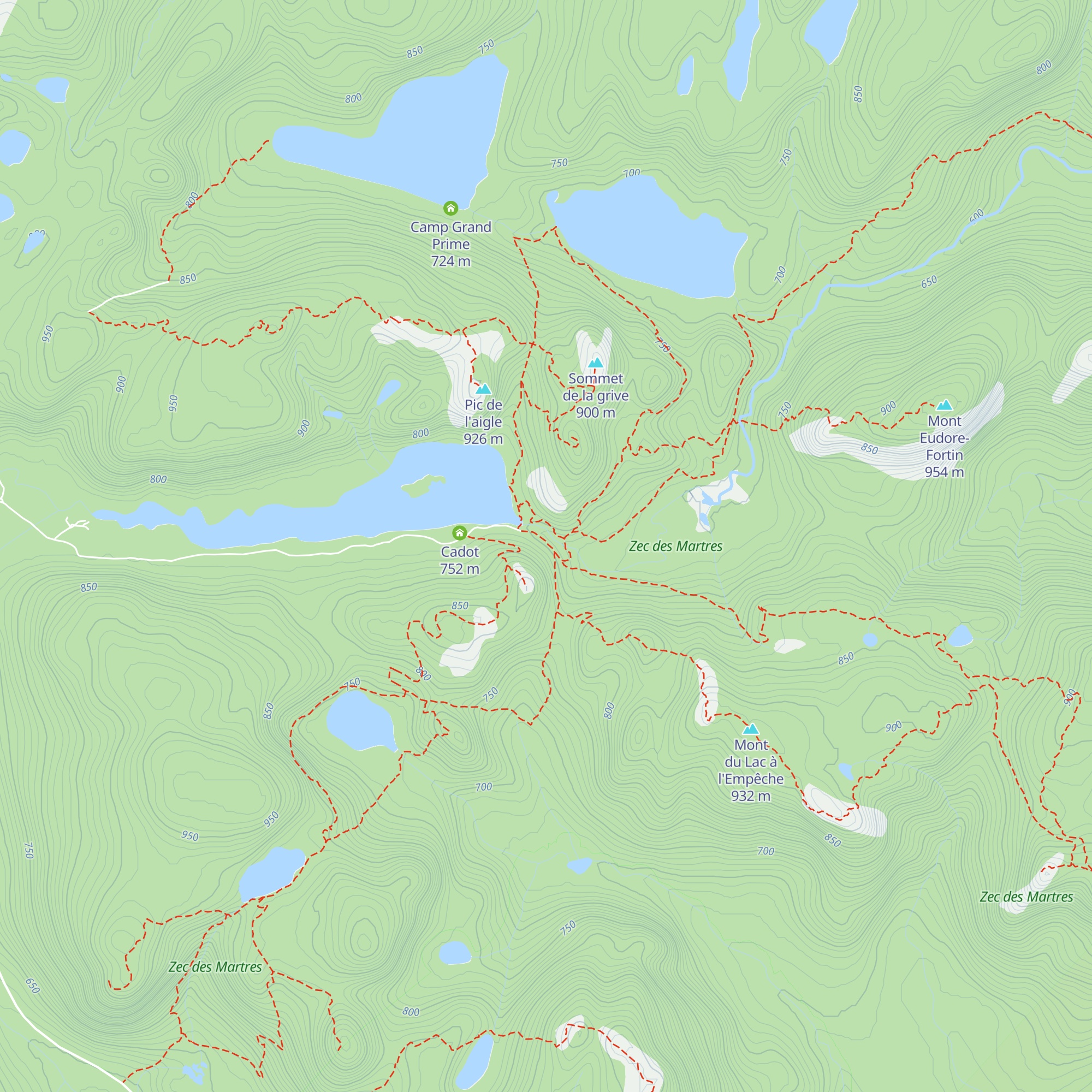 Caribou map