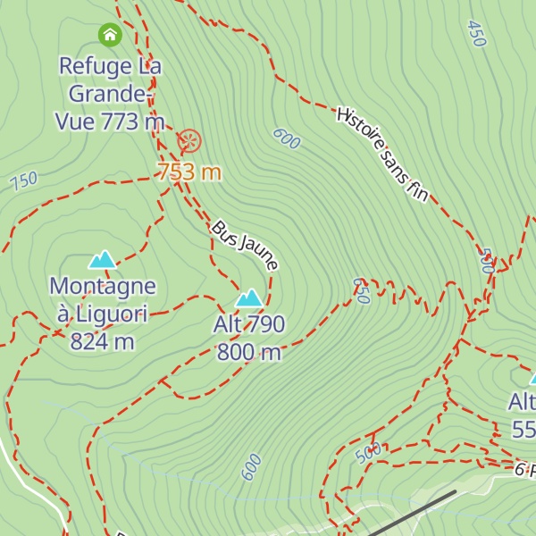 Map of Refuge Liguori