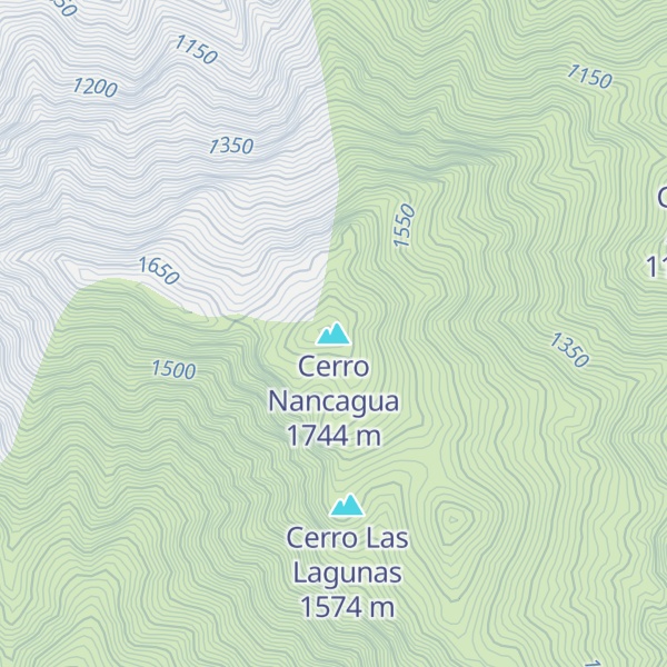 Map of Cerro Nancagua