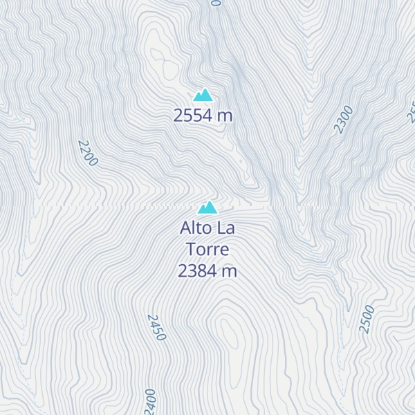 Map of Alto La Torre