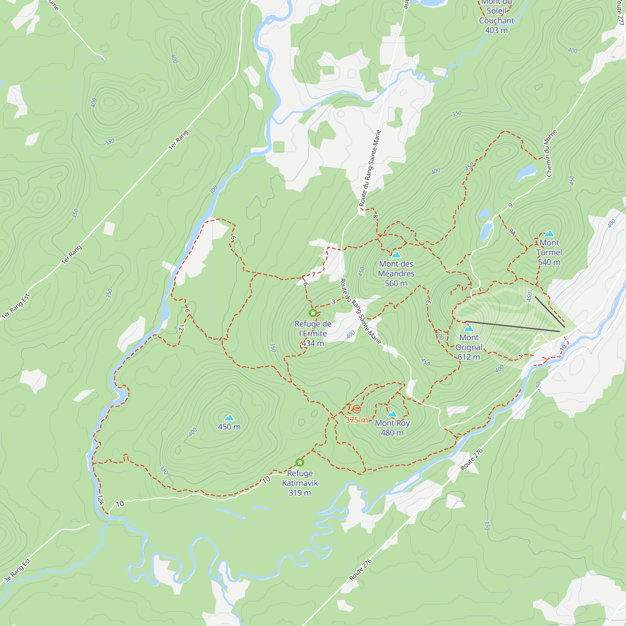 Refuge de l'Ermite map