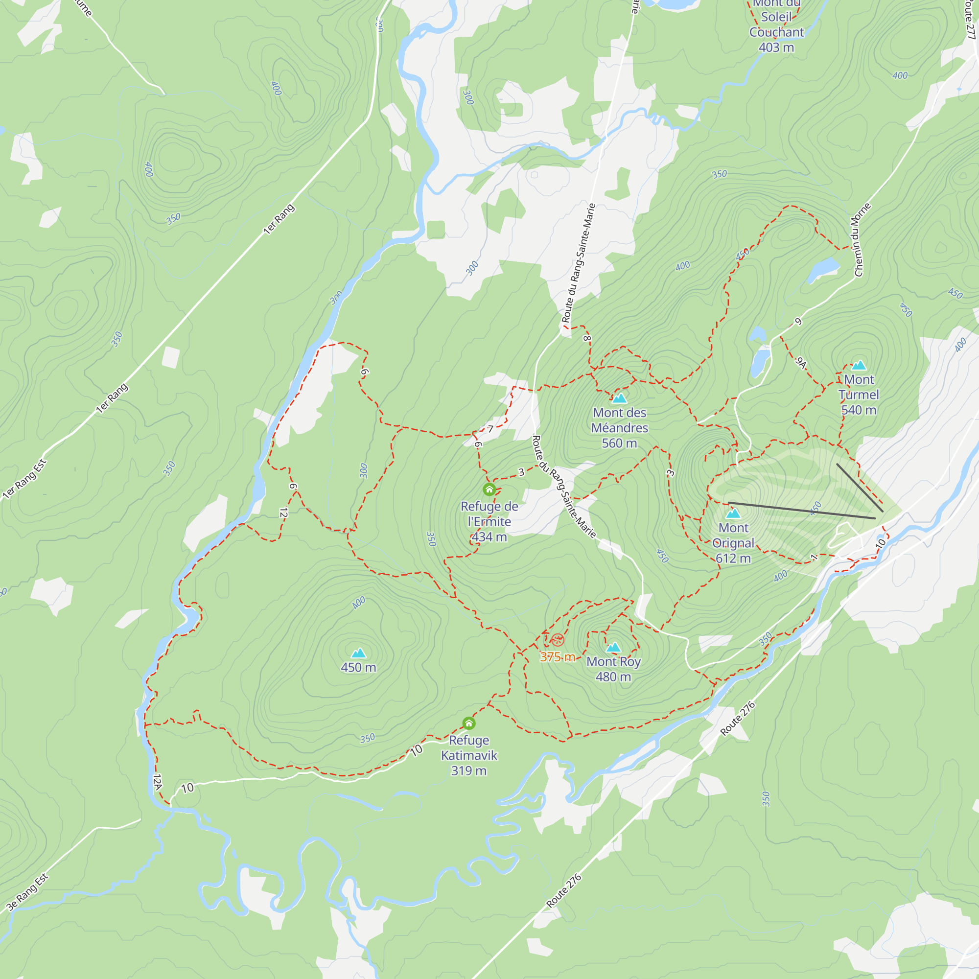 Refuge de l'Ermite map