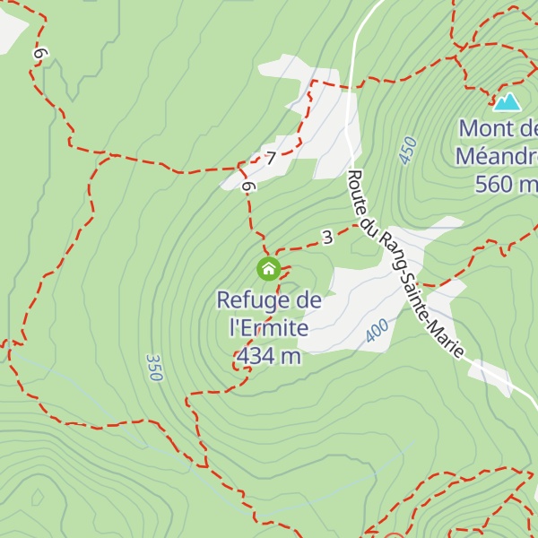Map of Refuge de l'Ermite