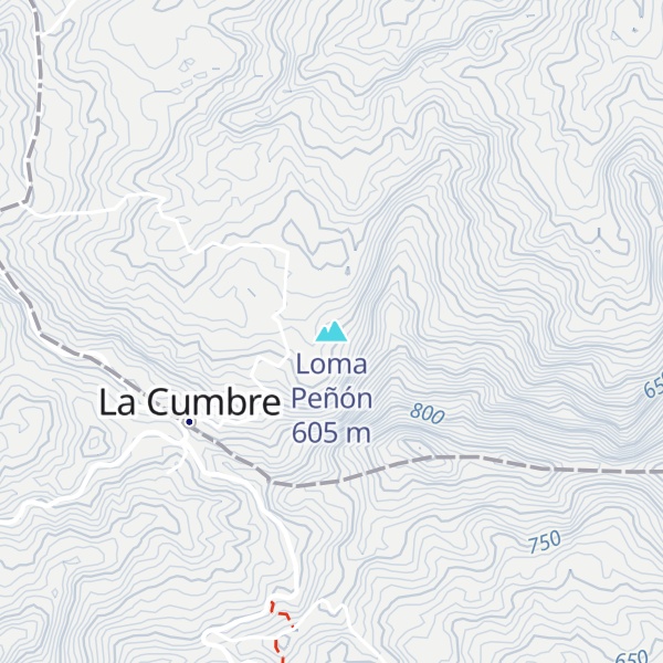 Map of Loma Peñón