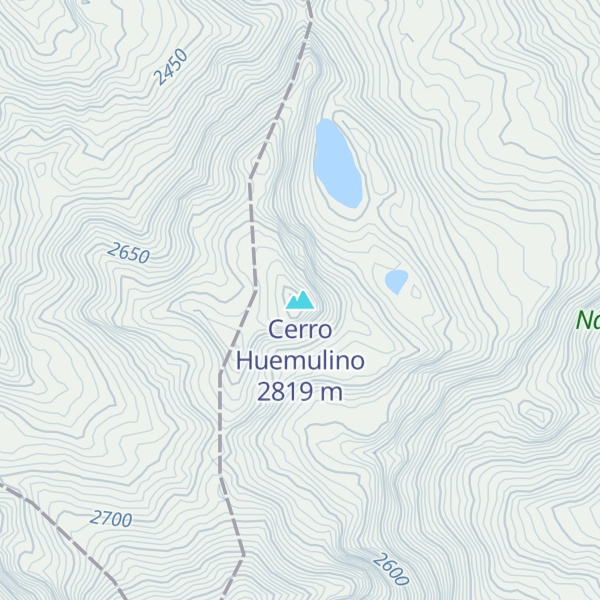 Map of Cerro Huemulino