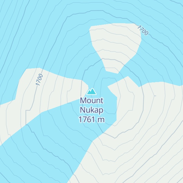 Map of Mount Nukap