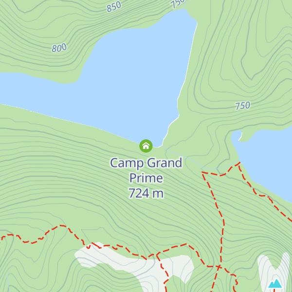 Map of Camp Grand Prime
