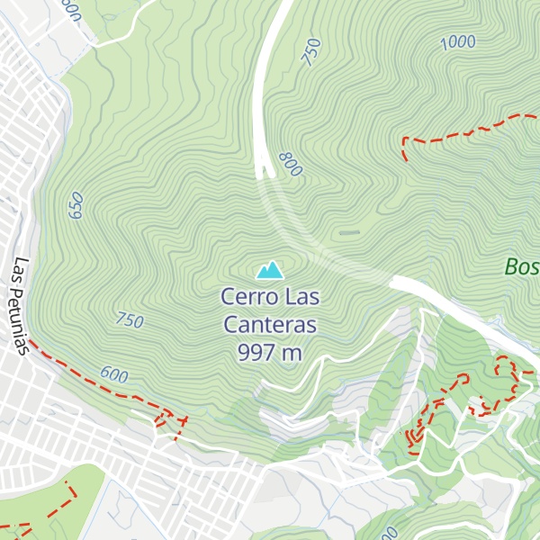 Map of Cerro Las Canteras