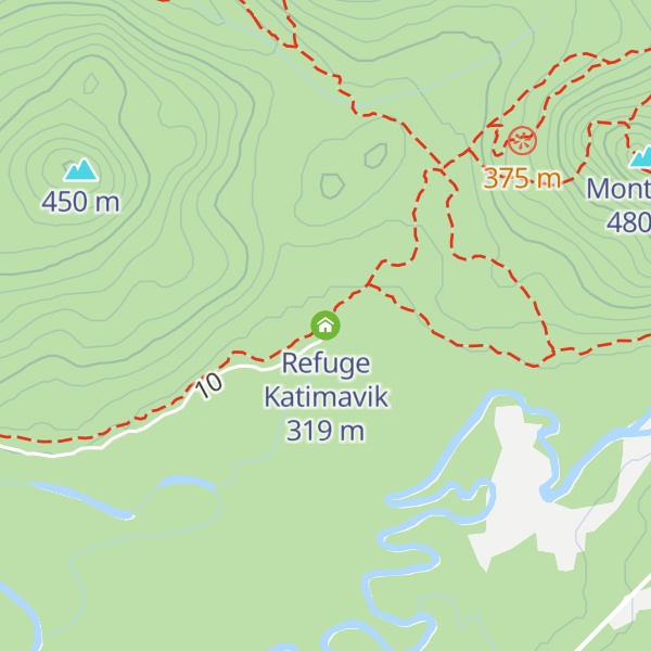 Map of Refuge Katimavik