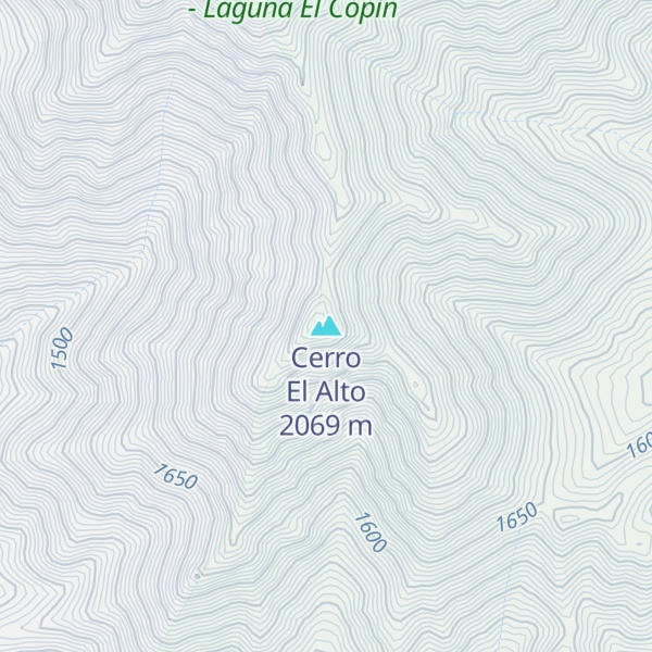 Map of Cerro El Alto