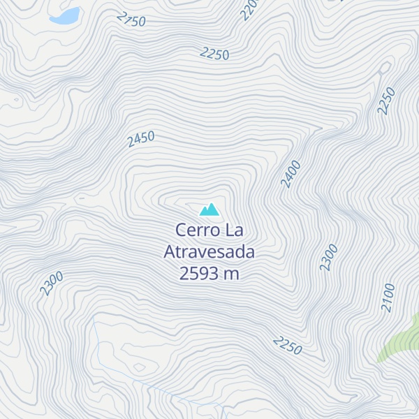 Map of Cerro La Atravesada