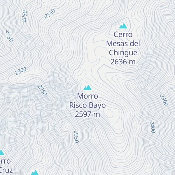 Map of Morro Risco Bayo