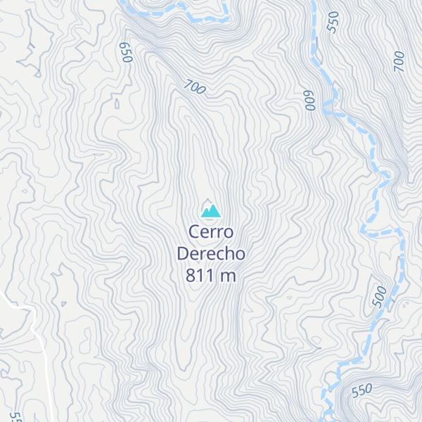 Map of Cerro Derecho
