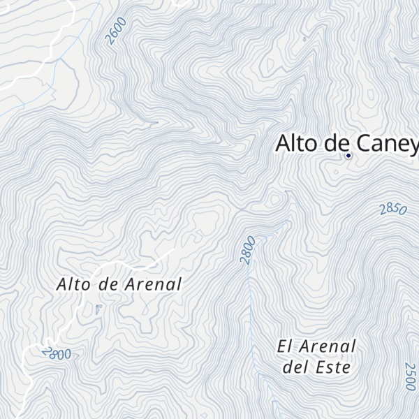 Map of Mesa de Arenal