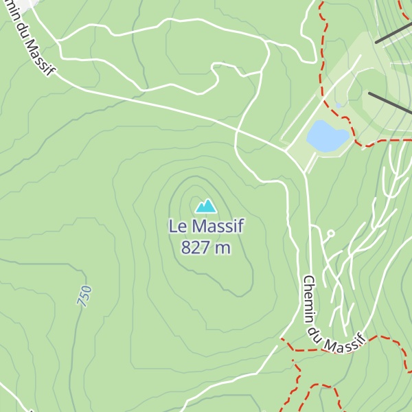 Map of Le Massif