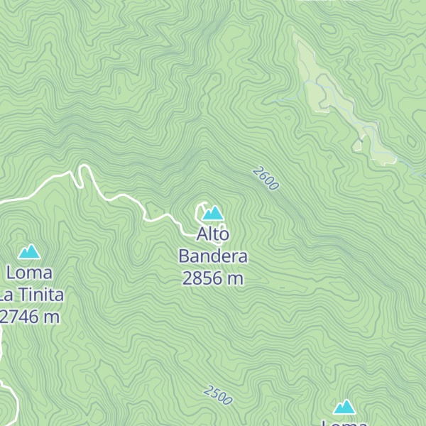 Map of Alto Bandera