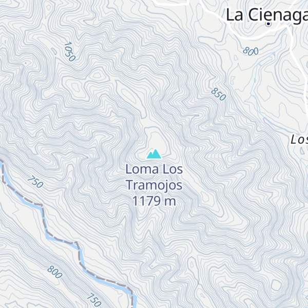 Map of Loma Los Tramojos