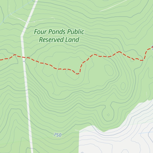 Map of Piper Mountain
