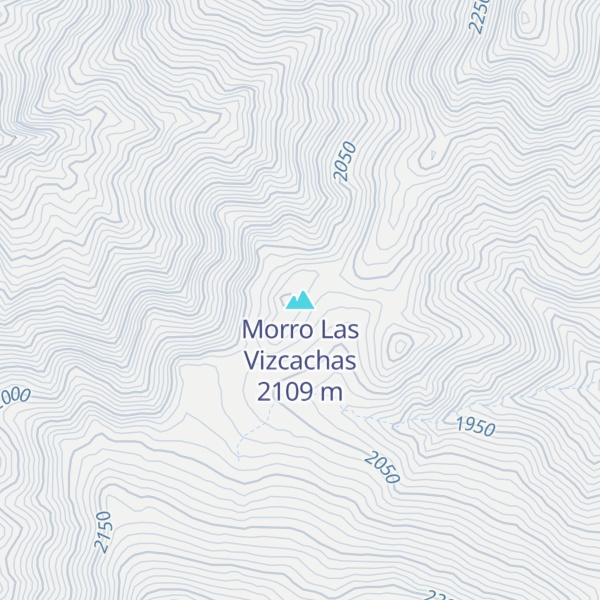 Map of Morro Las Vizcachas