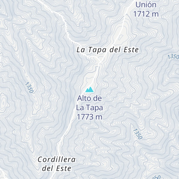 Map of Alto de La Tapa