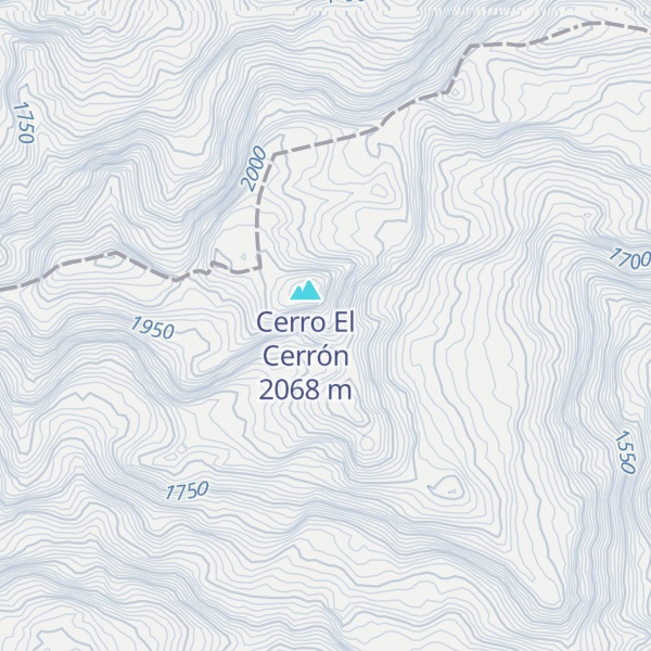 Map of Cerro Cerrón