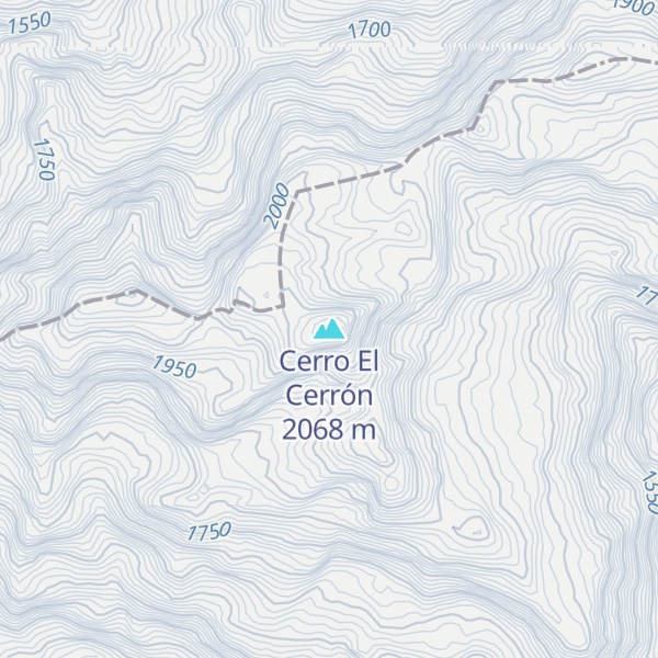 Map of Cerro El Cerrón