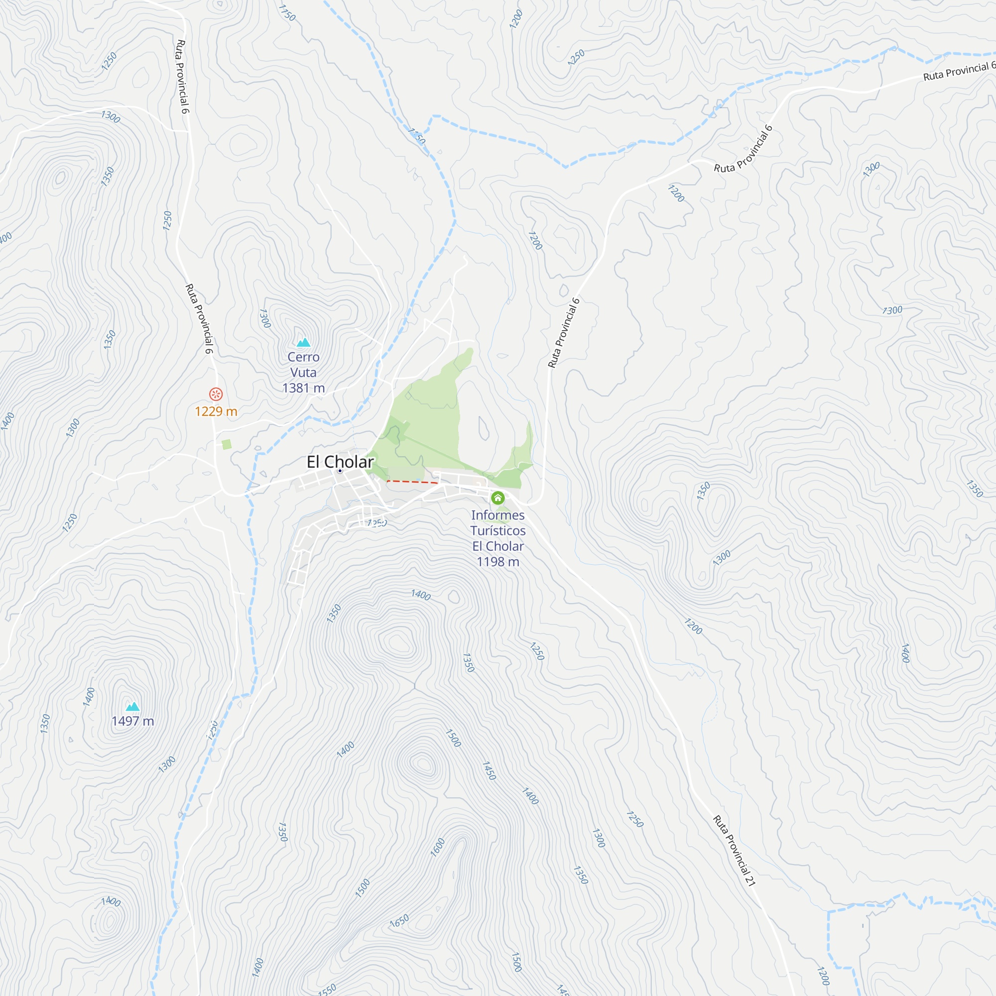 Informes Turísticos El Cholar map
