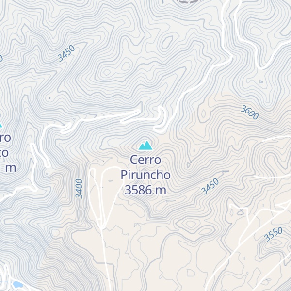 Map of Cerro Piruncho
