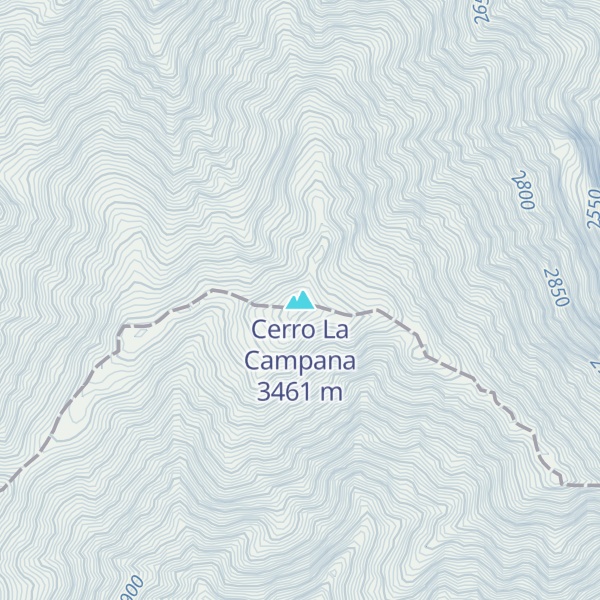 Map of Cerro La Campana