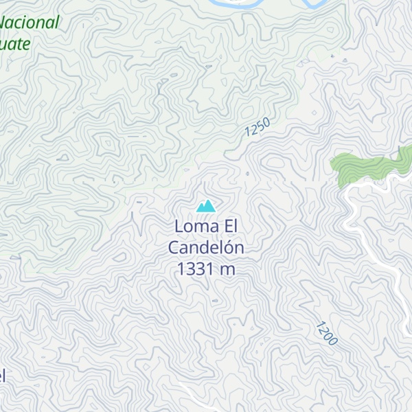 Map of Loma El Candelón
