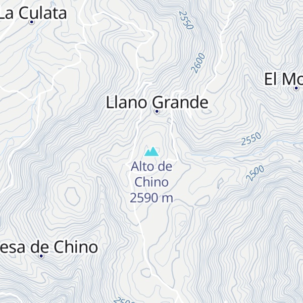 Map of Alto de Chino