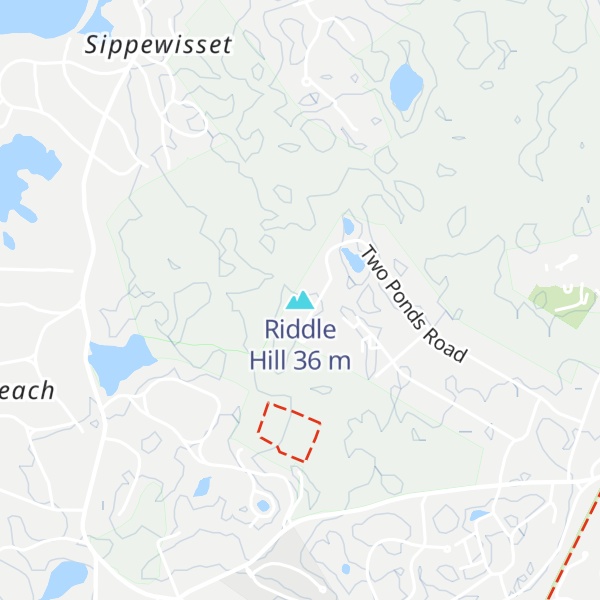 Map of Riddle Hill