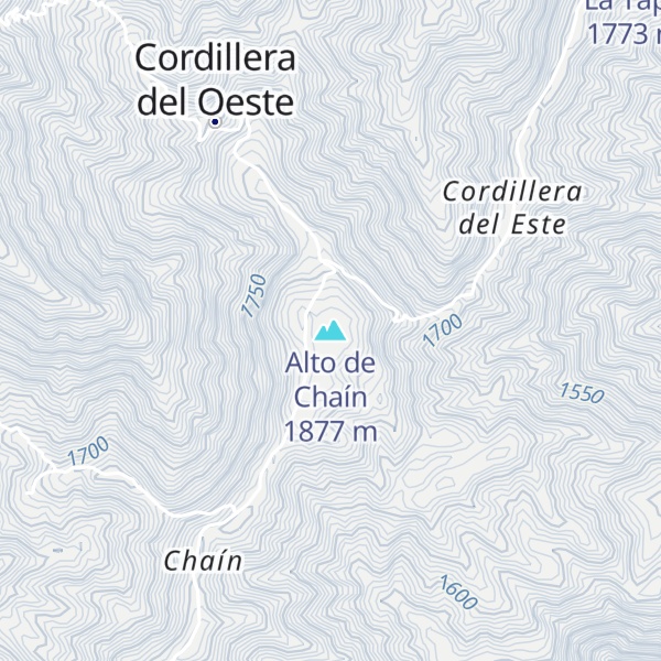 Map of Alto de Chaín