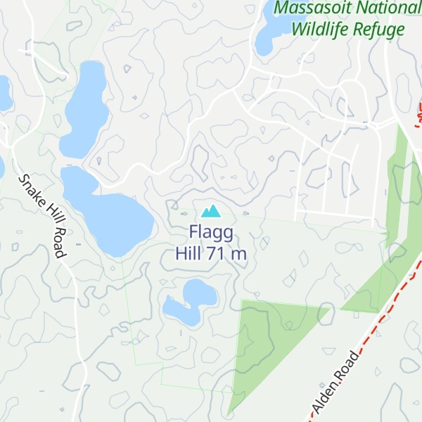 Map of Flagg Hill