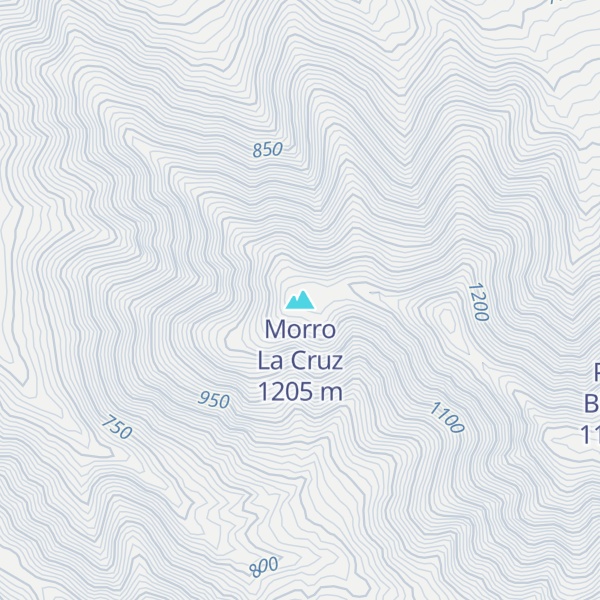 Map of Morro La Cruz
