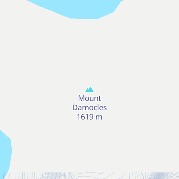 Map of Mount Damocles