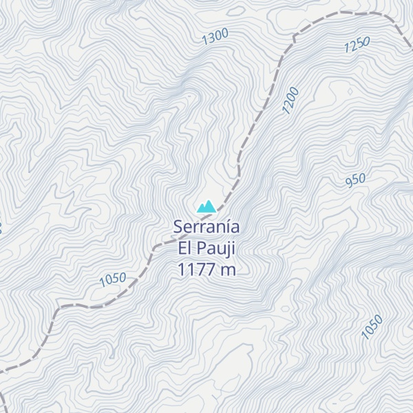 Map of Serranía El Pauji