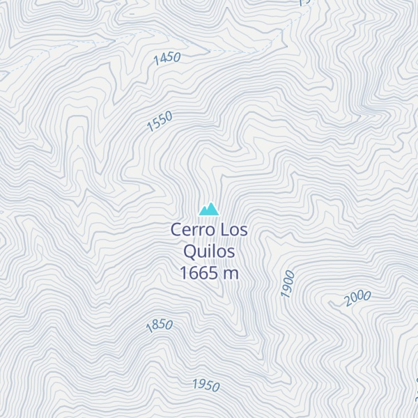 Map of Cerro Los Quilos