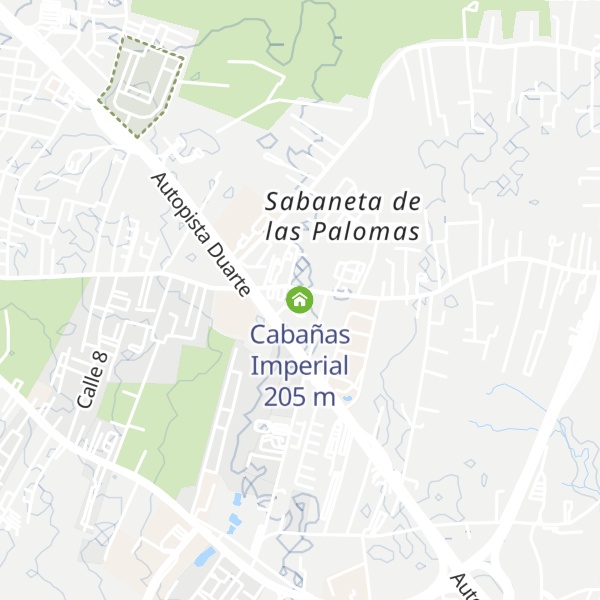 Map of Cabañas Imperial