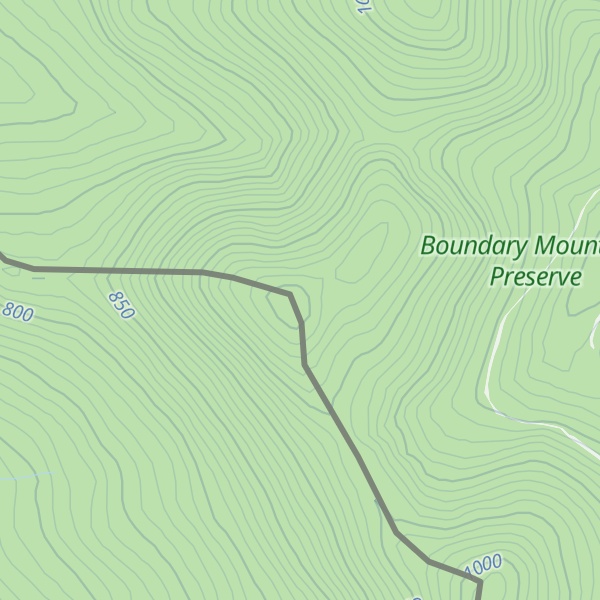 Map of Montagnes Bleues